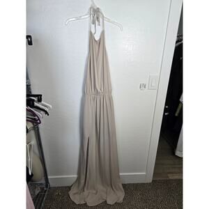 Show me your Mumu Halter Dress Size xl Gray